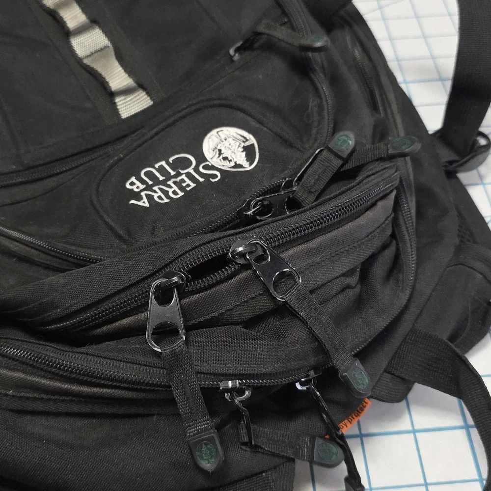 Sierra Club Black Backpack 19